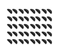 20 pares de almohadillas de silicona autoadhesivas para la nariz, almohadillas de soporte, textura adecuada para monturas de gafas de acetato, almohadillas para gafas con montura de acetato