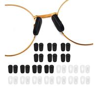 20 Pares De Almohadillas Nasales Para Gafas, Almohadillas Nasales Antideslizantes Para Gafas, Almohadillas Nasales De Silicona, Almohadillas Nasales Suaves Sin Hueco, Accesorios Para Gafas