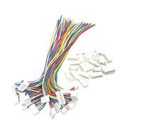 20 Pares de Conectores de Cabo Mini Micro de 6 pinos JST XH de 2,54 mm, Conector fêmea Macho de 6 pinos com Cabos de 26 AWG de 150 mm, para Tiras de luzes LED, brinquedos RC, baterias