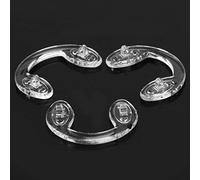 20 pares de material de gel de sílice suave en forma de U accesorios para gafas para niños almohadilla nasal de silicona, diseño especial para gafas para niños