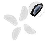 20 pares de resistencia al desgaste, almohadilla nasal antideslizante transparente sin deformación, accesorios para gafas, útil en la vida diaria
