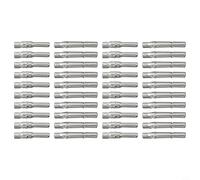 20 pares de terminales de conector solar, pines macho y hembra robustos con baja resistencia de contacto para sistemas solares confiables