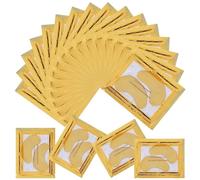 20 Pares Parches Ojos Bolsas y Ojeras,Parches Ojeras,Eye Patches,Parches Antiojeras y Bolsas,Bolsas Ojos,Parches Contorno de Ojos,Mascarilla Ojeras,24K Oro Parches para Los Ojos,para Anti Edad