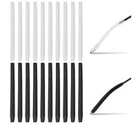 20 Pares Puntas de Patas para Gafas de Silicona Antideslizantes Extremos para las Patillas de las Gafas Suave Retenedores de Gafas Reparación Accesorios para Patas de Anteojos de Gafas de Sol Finas
