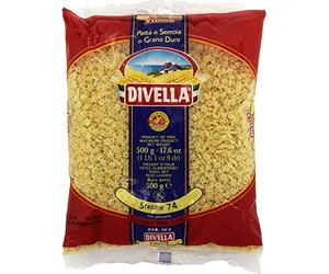 20 pastas Divella 100% italiano N° 74 Stelline 500 g