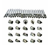 20 pcs 6 mm Perforador de Agujero de Cuero Tallador de Cuero Herramientas de Perforacin de Cuero de Acero Hueco de Carbono para Artesana de Cuero