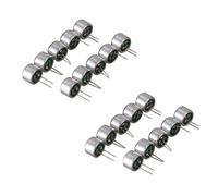 20 PCS 9,7mm x 7mm 2 Pin MIC Capsula Electret Condensador Minifono