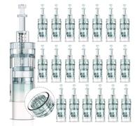 20 Pcs Agujas Dermapen 16 puntas para Microneedling pen, Derma Pen M8 Cartuchos 16 Pins, Microagujas de Repuesto Original de Microneedle Dermapen Ultima M8, M7S, A6S (16 Pins, 20 Pcs)