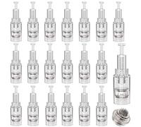 20 Pcs Agujas Dermapen Microneedling 36 Pin Microagulhas Agulhas De Repuesto Micro Aguja Cartucho De Substituição Slot Baioneta Regular Microneedle Cartuchos Dermapen Para Microneedling Derma Pen