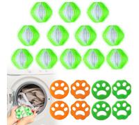 20 Pcs Atrapa Pelos Lavadora,Atrapapelos Mascota,Bolas Quita Pelos Mascota,Atrapa Pelos Lavadora Mascotas,Recoge Pelos Mascotas,Reutilizable para Eliminar el Pelo de Las Mascotas en la Lavadora