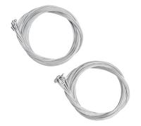 20 Pcs Cable Freno Cable Cambio para Bicicleta, 10 Pcs 1.75M Alambre de Freno y 10 Pcs 2M Cable de Palanca de Cambios, Universal Cable de Desviador de Bicicleta para Bici de Montaña de Carretera