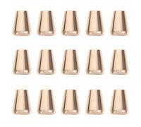 20 PCS Campana en Forma de Cordón Cuerda de Cuerda Cierre de Cordón para Sudadera con Capucha Ropa Pantalones Metal Cordón de Cuerda Tapón Tapón Ropa Láyer Termina (Dorado)