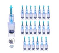 20 Pcs Cartuchos de Micropunción de Repuesto Desechables 36 Pin, Microagujas de Repuesto Originales Desechables para la Máquina de Tatuaje de Maquillaje Permanente Microblading Artmex V6 V8 V9 V11
