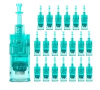 20 Pcs de Agujas Dr.Pen Microneedling de 42 Pins, para Dr.Pen Lápiz de Microagujas Ultima A6S, Aguja Desechable Auténtica para Pluma de Microneedle Pen, Accesorios para el Cuidado de la Piel