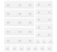 20 Pcs Ganchos Adhesivos para Estanteria Baño, para Estante de Ducha, Gancho Adhesivo Impermeables para Estantes de Estanterias Cesta de Ducha Esponja de Jabón