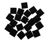 20 Pcs Jewelry Gift Box Insert for Ring Holder Replacement Sponge Display Trays Necklace Mat Black Pad