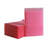 20 PCS/Lote Bolsas De Sobres De Espuma Negra Sobres Autoadhesivos Sobres De Envío Acolchados Con Bolsa De Correo Paquetes De Envío Bolsa-Rosa-18 * 23cm