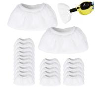 20 Pcs Microfibra para Pulitore Vapor, Paños Repuesto, Funda Repuesto para Limpiador Vapor Manual, Apto con Kärcher EasyFix SC 1 SC 2 SC 3 SC 4 SC 5, Lavabile in Lavatrice, Riutilizzabile