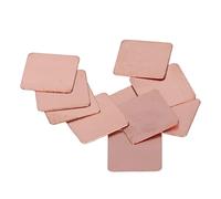 20 Pcs Pads de Disipador de Calor Cobre, Alta Conductividad Térmica Cobre Cuña Térmica para GPU la CPU Portátil, 0.3 Mm / 0.01in (0.8 mm)
