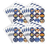 20 Pcs Pegatinas Navidad Regalos,Etiquetas Regalo Navidad,Los Reyes Magos,Decoracion Reyes Magos Navideños,Los Reyes Magos Niños Papel