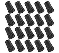 20 Pcs Protector de Puntas para Bastones de Senderismo, Topes Puntas de Goma para Bastones de Trekking, Almohadillas para Bastones de Marcha, Bastones Accesorios Polo del Senderismo Topes