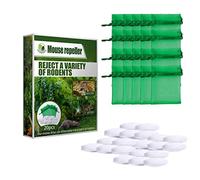 (20 PCS) Repelente ratas, Repelente de Plagas para Interior y Exterior, Aleja Cucarachas, Ratones, Hormigas y Arañas de la Casa, Ático, Motor de Coche y Garaje, Seguro para Niños y Mascotas