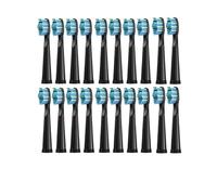 20 Pcs Replaceable Brush Heads Bristle Refill, Compatible For Electric Toothbrush FW/SG 507/508/515/551/917/959(20 Black)