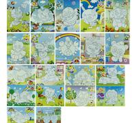 20 pegatinas 3D para niños, de un solo uso, parches de EVA hechos a , formas de animales, ideales para proyectos, manualidades educativas | Parches 3D | Juguetes educativos de ciencia y tecnología