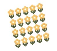 20 pegatinas bordadas con flores de colores para coser, apliques de tela de flores para chaquetas, mochilas, decoración de bolsas de ropa, arreglos para planchar con flores pequeñas