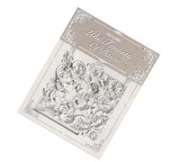 20 pegatinas de esquina huecas en relieve vintage para álbumes de fotos, diario, proyectos de manualidades, estilo vintage