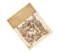 20 pegatinas vintage en relieve para esquinas con borde hueco para álbumes de recortes y diario, manualidades, álbumes de accesorios