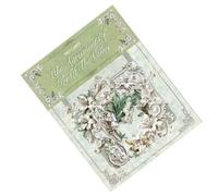 20 pegatinas vintage en relieve para esquinas con borde hueco para álbumes de recortes y diario, manualidades, álbumes de accesorios