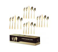 20-piece Stainless Steel Cutlery Set Stainless Steel Mirror Polished Tableware Cutlery Set for Home Kitchen Dining Room