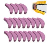20 Pièces Afilado Motosierras Piedra De Reemplace la piedra de amolar Afilador de Dientes de Motosierra Afilador De Motosierra Afilador De Cadenas De Sierra Accesorios piedra de afilar (20pcs)