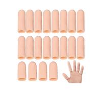 20 Pieces Finger Protection Silicone Gel Finger Cots Thumb Protection Finger