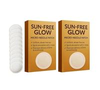 [20 Pieces] Sun Free Glow Microneedle Patch, Sunless Body Glow Microneedle Patches, Natural Bronze Self Tanning Care Patch, Sun Tan Accelerator For Women Men Pool Party Summer Beach Vacation