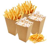 20 Pieza Cajas Palomitas,6.4x9x13.5 cm Cartón Bolsas Palomitas Pequeñas,Contenedor Popcorn Boxes,Bolsas de Palomitas de Maíz,Cartón Caramelo Contenedor para Noches de Cine,Fiestas,Cumpleaños,Bodas