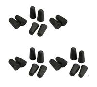 20 piezas/10 pares de tapones for los oídos cómodos, tapones for los oídos de espuma suaves con reducción de ruido, tapones cónicos for los oídos, protectores for dormir y viajar(10Pairs Black)