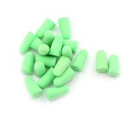 20 piezas/10 pares de tapones for los oídos de prevención de ruido for dormir, reducción de ruido, tapones for los oídos de espuma cónicos suaves for dormir en viajes(Green-20pcs)