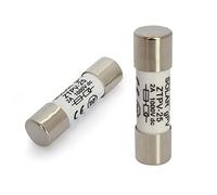 20 piezas 1000V 10 * 38MM 2A 6A 8A 10A 12A 15A 20A-30A DC PV fusible Solar aleaciones metálicas for protección del sistema de energía(25A)