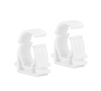 20 piezas 16/20/25/32 mm Abrazaderas Para Tubos Fijar Soporte Tubería de Agua Tubería de Gas Tubería de Roscar Ppr Abrazadera de Tubería de Plástico Con Hebilla Fija Con 20 Piezas Tornillos (20mm)