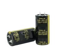20 piezas-2 unidades 63V6800UF 6800UF 63V condensadores electrolíticos de cristal de alta frecuencia Volumen: 25X50MM(15PCS)