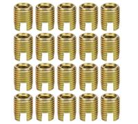 20 piezas 302 accesorios de inserción de rosca autorroscante de acero al carbono duradero fuerte resistencia a la vibración de tensión para la industria automotriz industria de (Interior M8*1,25,
