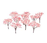 20 Piezas 6.5cm Flor Cherry HO OO Modelo a Escala Árboles Paisaje Escena de diseño de ferrocarriles