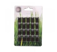 20 Piezas Accesorio de protección de Plantas, Boquilla en Abanico Plana atomizadora a Prueba de Viento, aspersor antideriva Compatible con Drones de pulverización agrícola(Brown 05)