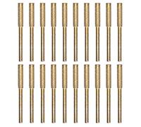 20 Piezas Afilador de Motosierra de Diamante Lima de Molienda de Rebabas Herramienta de Tallado de Metal Cadenas de 3/8 de Pulgada Amoladora Eléctrica de Rueda de 7/32 de Pulgada