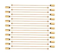 20 Piezas Alfileres de Broche de Metal de 90mm | Extremos Largos con Tapón, Uso Versátil para Solapa, Velo y Ramo de Novia