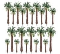 20 Piezas Árboles Modelo Palmera,Arboles Modelismo,Árboles Palmeras Plastico,Palmeras de Coco Modelo para Modelo Tren Ferrocarril Arquitectura Diorama Bricolaje De Paisaje