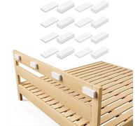 20 Piezas Autoadhesivo Protección Pared Cama, Eva Espuma Espaciadores Pared, Protector Pared Garaje, Espuma Protector Puerta Coche, Tope Puerta, Topes Cama, Topes Cabecera para Pared (Blanco, A)