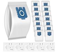 (20 Piezas) Bolsas Para El Polvo Filtros Airclean Compatibles Con Aspiradora Miele GN, Serie C1, C2, C3, S227, S240, S270, S400, S400i S600 S2 S5 S8, Bolsa Aspiradora De Eficiencia 3D, Bolsas De Vacío